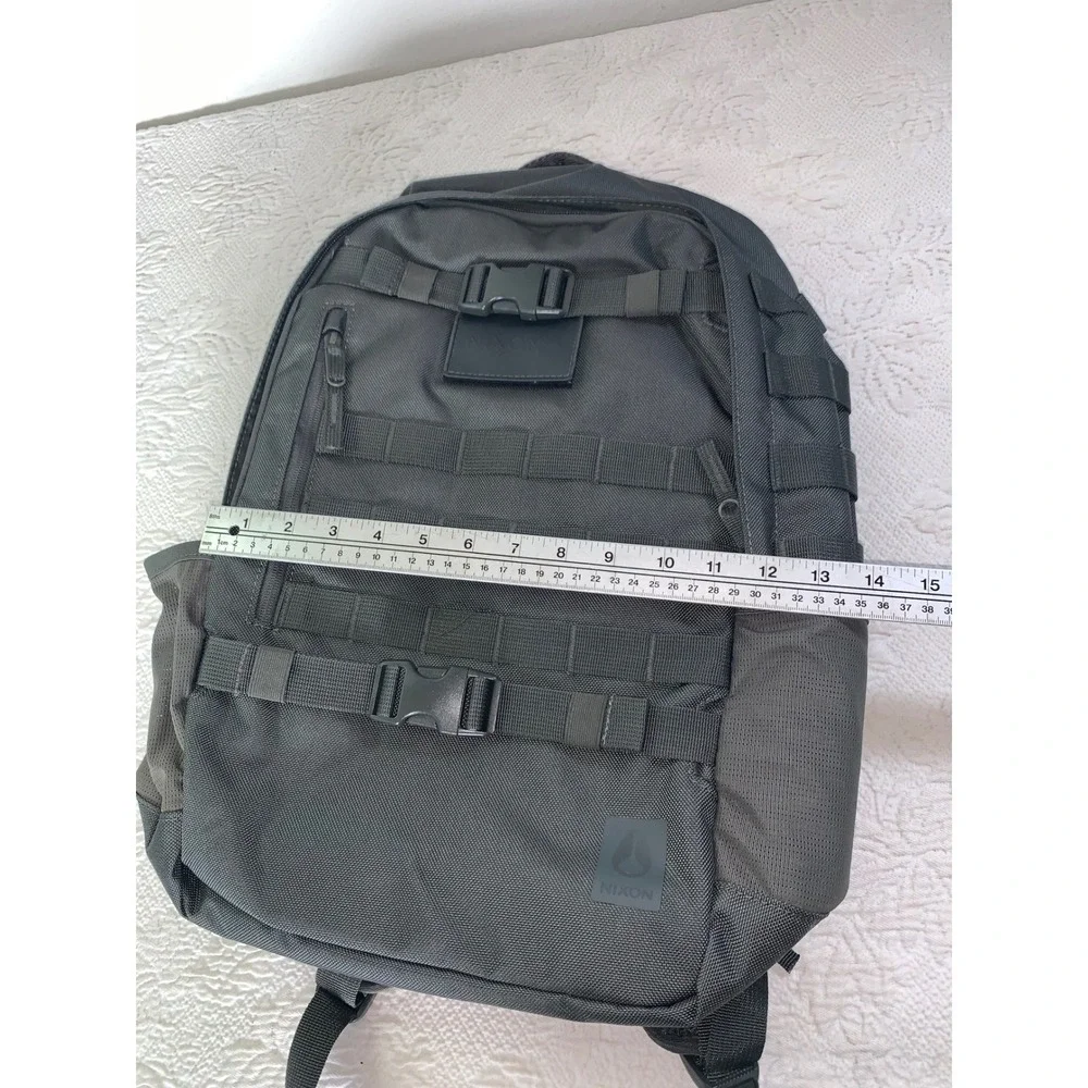 Nixon Smith Backpack Graphite C2904 132-00 Tactical Skate Laptop Bag New